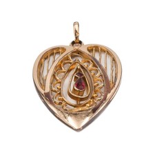 Anhänger granat garnet gebraucht kaufen  München