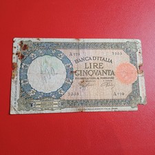 Vecchia banconota regno usato  Riolo Terme