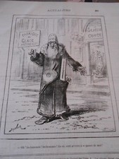 Caricature 1877 fabrique d'occasion  La Verpillière