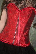 Gothic rote corsage gebraucht kaufen  Mülheim an der Ruhr