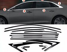 Para 2013-2019 Cadillac XTS moldura de peitoril de janela de carro acabamento de tampa de tira aço preto comprar usado  Enviando para Brazil