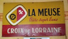 Tôle publicitaire bière d'occasion  Saint-Mihiel