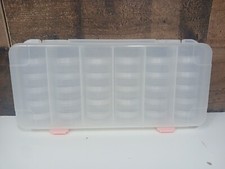 Caja Organizadora Transparente con 6 Juegos de Tarros Apilables con Tapa - 30 Piezas segunda mano  Embacar hacia Mexico
