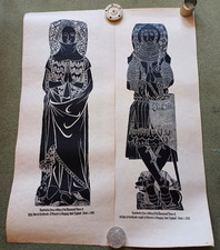Reproductions brass rubbings for sale  BIRCHINGTON