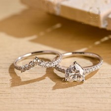 Moissanite bridal set for sale  Jamaica