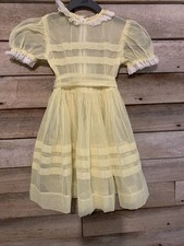 Vintage yellow organza for sale  Nicholasville