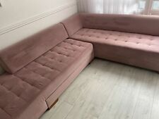 Dark pink suede for sale  LONDON