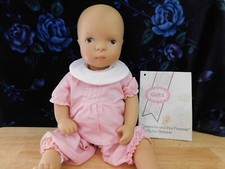 Boneca bebê vinil 13" Gotz 1989 vintage com livreto. comprar usado  Enviando para Brazil