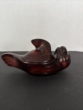 Boneco totem de pássaro de madeira esculpido à mão BOMA Canadá – Decoração estilo indígena  comprar usado  Enviando para Brazil