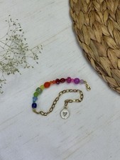 Buntes perlenarmband gliederke gebraucht kaufen  Bedburg-Hau