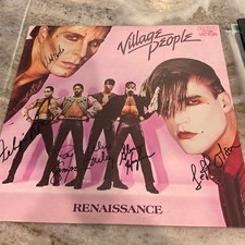 VILLAGE PEOPLE  LP RENAISSANCE 1981 FULLY AUTOGRAPHED Australian Press comprar usado  Enviando para Brazil