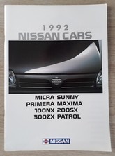 Nissan range brochure for sale  BOURNE