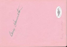 Usado, Página de álbum vintage assinada por Bob Bones Hamilton JSA College HOF Stanford comprar usado  Enviando para Brazil