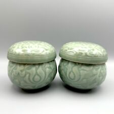 Pair celadon tea for sale  Saco