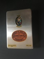 cigarettes cigares ROMEO Y JULIETA boite metal ancien paquet vide collection vtg comprar usado  Enviando para Brazil