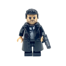 Punisher minifigure black for sale  HOCKLEY