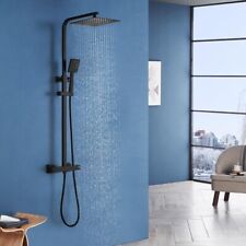 Black thermostatic shower for sale  SALFORD