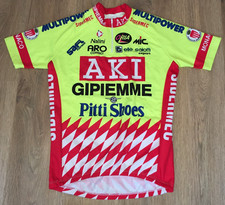 Camiseta de ciclismo vintage AKI Gipiemme Monaco Nalini tamanho M comprar usado  Enviando para Brazil