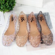 Sandálias de praia femininas de verão ocas femininas chinelo de cristal sapatos de gelatina comprar usado  Enviando para Brazil