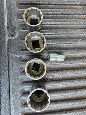 4 soquetes artesanais "USADOS" 3/4" unidade 12 pontos. Adaptador 1 5/16 a 1 1/2+ 3/4-1/2, usado comprar usado  Enviando para Brazil