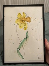 Tableau fleurs aquarelle d'occasion  Nîmes