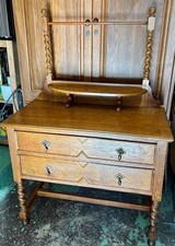 Antique oak washstand for sale  Pinckney