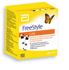 100 tiras de teste ABBOTT FREESTYLE STYLE LITE GLICOSE AÇÚCAR NO SANGUE , usado comprar usado  Enviando para Brazil
