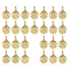 Pingente folheado a ouro letra inicial A-Z (somente berloque redondo) atacado quente comprar usado Pingente folheado a ouro letra inicial A-Z (somente berloque redondo) atacado quente comprar usado  Enviando para Brazil