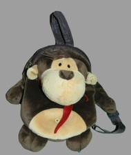 Mochila 11" marrom 3d macaco - alças ajustáveis comprar usado  Enviando para Brazil