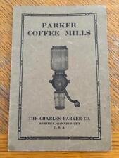 Moinhos de café antigos antigos Charles Parker Co. Parker catálogo nº. 53 originais, usado comprar usado  Enviando para Brazil