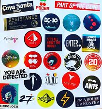 27 x Ibiza Club Stickers  - Amnesia Space DC10 Pacha Ushuaia Carl Cox Circoloco comprar usado  Enviando para Brazil
