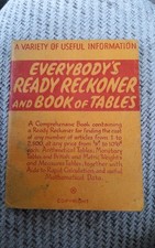 Everybodys ready reckoner for sale  HULL