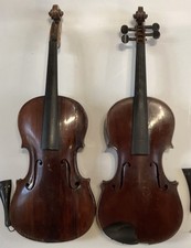 Violines antiguos (2) para decoración/reparación segunda mano  Embacar hacia Mexico