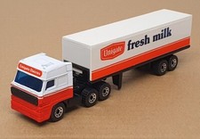 Matchbox escala 1/86 CY25 - DAF Truck & Trailer Unigate - Branco/vermelho comprar usado  Enviando para Brazil