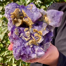 Cubo roxo transparente raro 4,83 lb fluorita cristal mineral amostra/China comprar usado  Enviando para Brazil