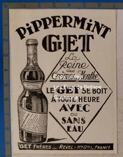 Publicité pippermint get d'occasion  Beaumont-de-Lomagne