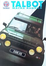 Talbot matra rancho gebraucht kaufen  Stuttgart