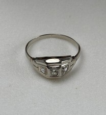 Bague blanc 18k d'occasion  Saint-Lambert-du-Lattay