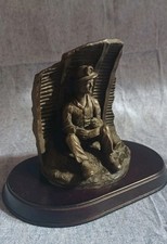 Bronze sculpture miner for sale  STONE