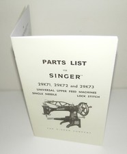 Singer 29k71 29k72 d'occasion  Expédié en Belgium