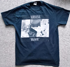 Camiseta Nirvana Bleach Oficial 2014 Preta Gildan Algodão Pesado Tamanho Médio M comprar usado  Enviando para Brazil