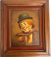 Framed clown oil for sale  Ballwin