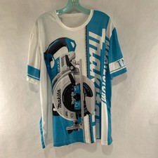 Camiseta masculina Makita XL gola redonda com serra circular, usado comprar usado  Enviando para Brazil