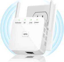 Amplificador de sinal extensor WiFi 2024 mais rápido 10.000 pés quadrados 50+ repetidor de dispositivo branco comprar usado  Enviando para Brazil