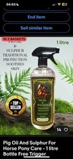 Pig oil sulphur for sale  HIGH PEAK