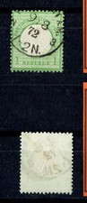 1872 Deutsches Reich; 1 Kr kleines Schild, klar gestempelt, MiNr. 7, ME 70,- comprar usado  Enviando para Brazil