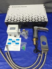 Sensor automático torneira de banheiro sem toque, banheiro em cascata cromado , usado comprar usado  Enviando para Brazil
