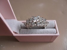 Qvc diamonique silver for sale  EASTLEIGH