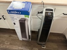 Ventilador de torre Lasko cinza controle remoto de alta velocidade temporizador de desligamento automático 3 velocidades comprar usado  Enviando para Brazil