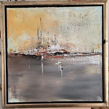Peinture tableau abstrait d'occasion  Roye